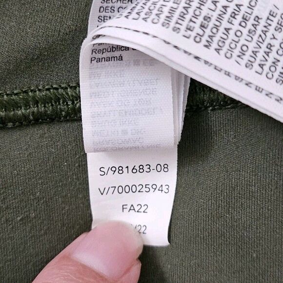 Athleta Elation Flare Pants 2X Olive Green High Rise Pull On Leggings 981683 - Picture 6 of 11